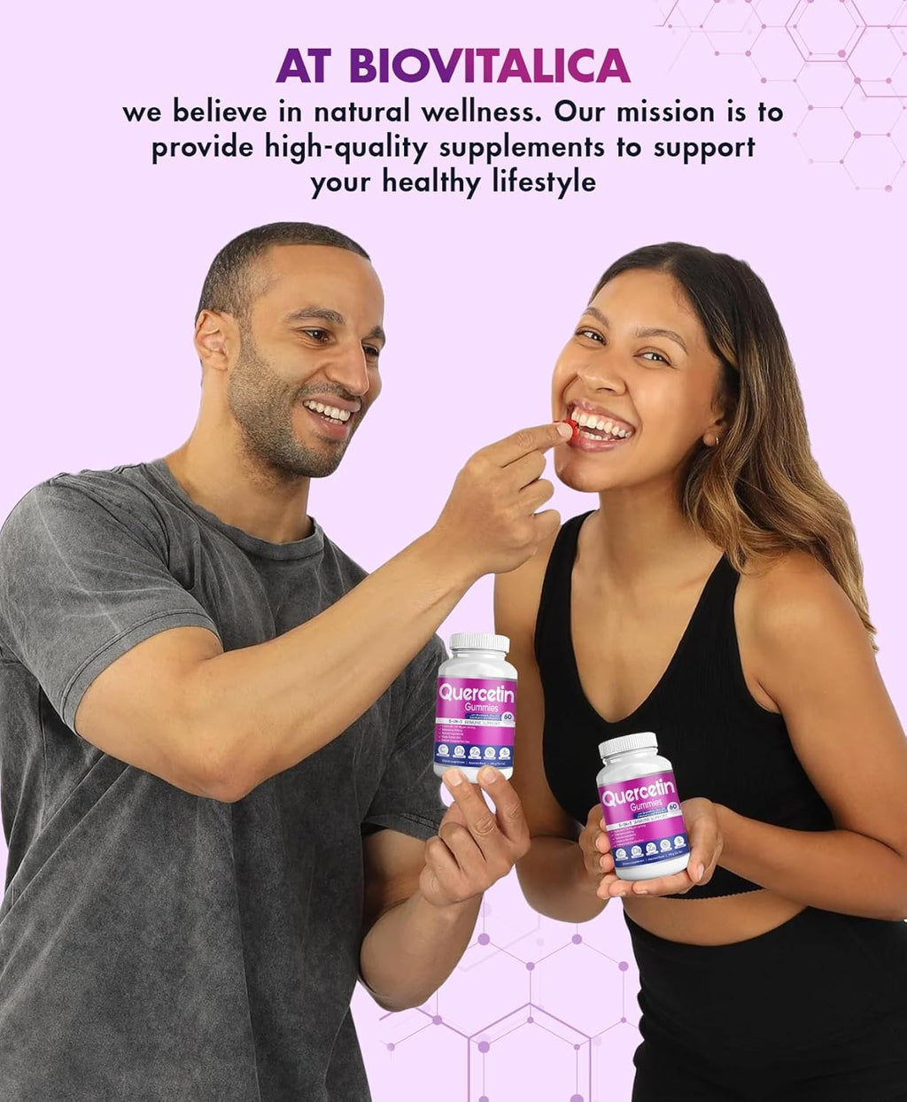 Quercetin Gummies by BioVitalica - Quercetin with Bromelain Vitamin C and Zinc & Elderberry + Vitamin D3-5 in 1 Immune Support - Zinc Quercetin 750 mg for Kids and Adult (5, Quercetin)