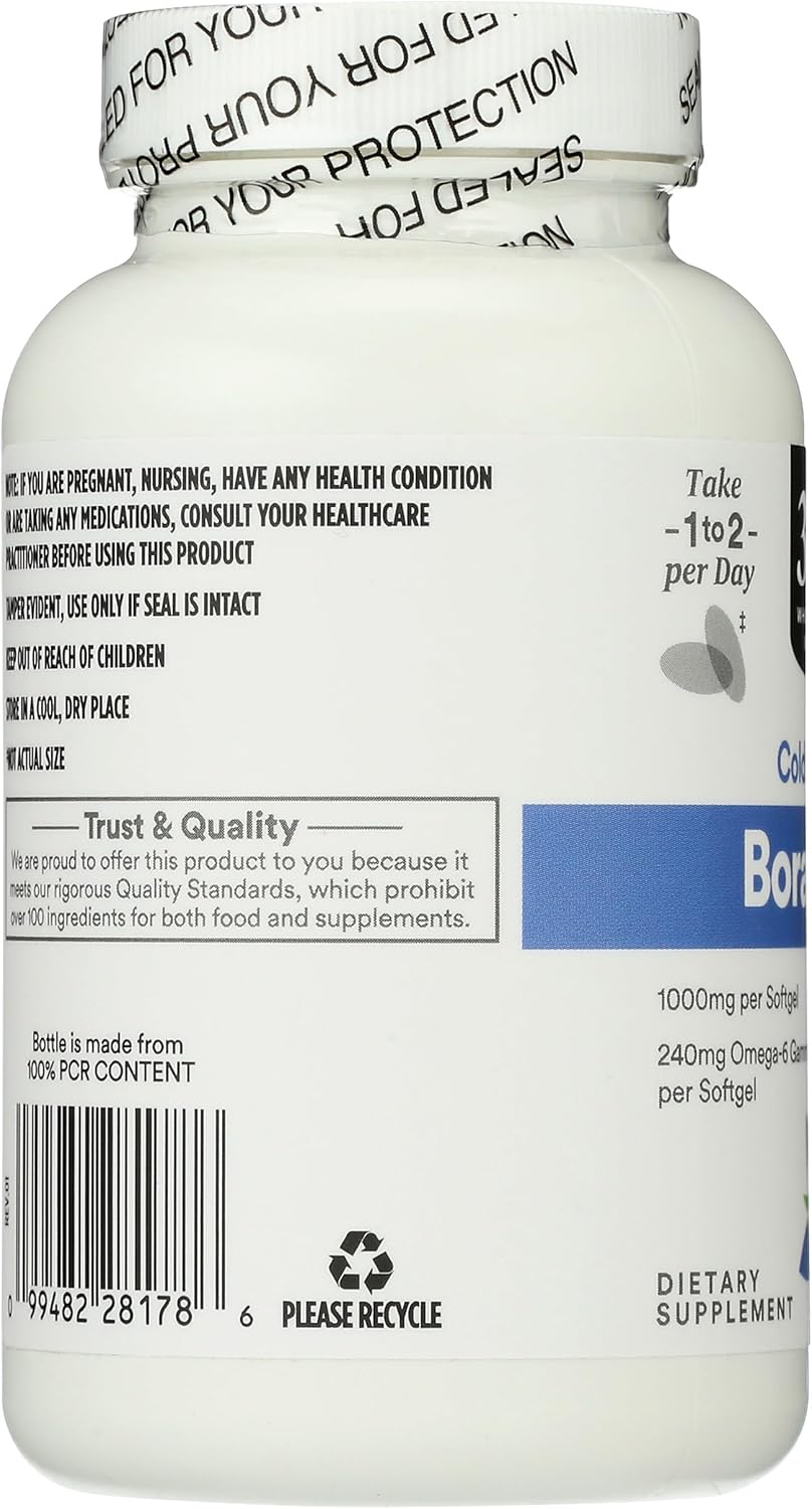 365 by Whole Foods Market, Borage Oil, 90 Count
