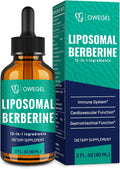 Berberine HCL Supplement with Ceylon Cinnamon - Highly Absorbable Liposomal Berberine Liquid Drops 3000mg- 12 in 1 Natural Ingredients - AMPK Activator - 2 Fl Oz