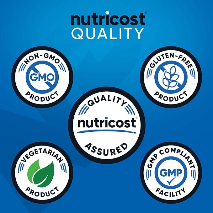 Nutricost EAA Powder 30 Servings (Blue Raspberry) - Essential Amino Acids - Non-GMO, Gluten Free, Vegetarian Friendly
