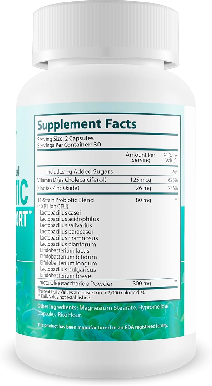 Gluc0se Reset Ritual Probiotic Blood Support - Our Best Probiotics & Prebiotics For Blood Balance - Prebiotics & Probiotics With Vitamin D - Healthy Gut Restore Probiotic Leaky Gut Repair Supplements