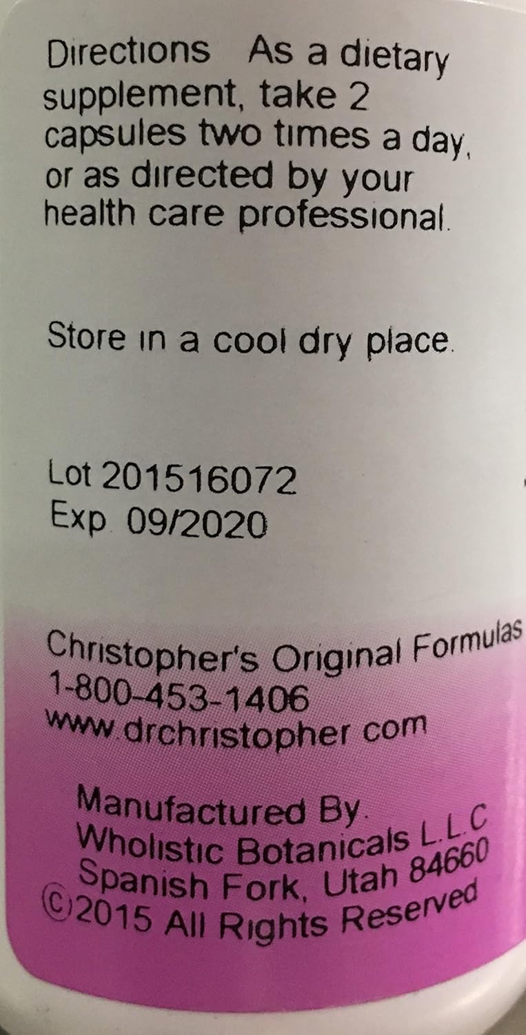 Red Clover Blossoms Dr. Christopher 100 VCaps