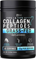 Zeal Naturals Multi Collagen Peptides Powder, 9g Protein Vitamin C Biotin Hyaluronic Acid Collagen for Women and Men, Hair Skin Nails Bone Health Grass-Fed Gluten-Free 45 Servings Unflavored, 14.72oz.