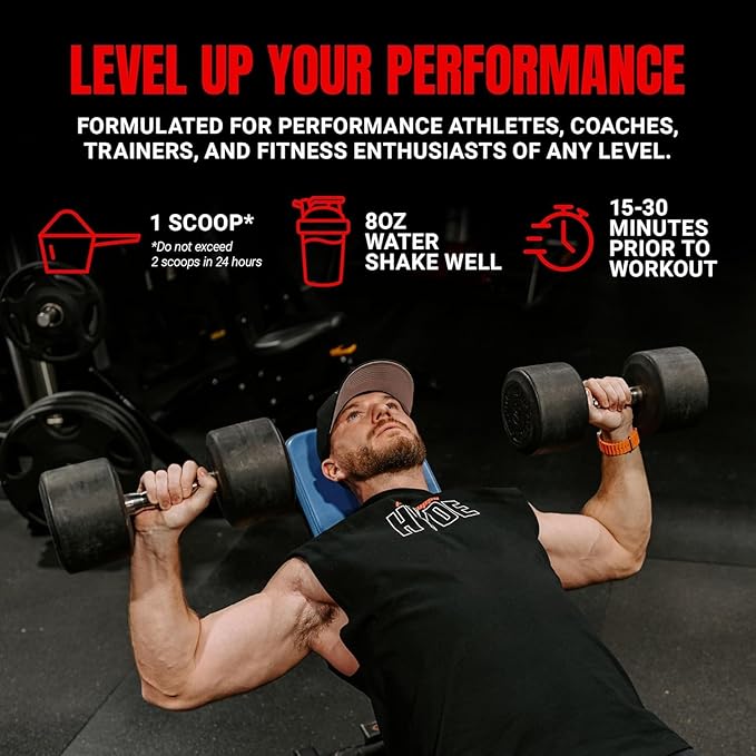 PROSUPPS Mr. Hyde Signature Pre Workout Powder with Creatine, Beta Alanine & Caffeine - Performance, Energy & Endurance - Clean Fitness & Gym Supplements for Men & Women (Watermelon, 30 Servings)