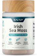Irish Sea Moss Capsules w/Bladderwrack, Burdock Root & Iodine Energy Support - Seamoss Supplement to Elevate Mood, Strengthen Immunity & Digestion, Renew Skin Tone - Seamoss Pills (60 Capsules)