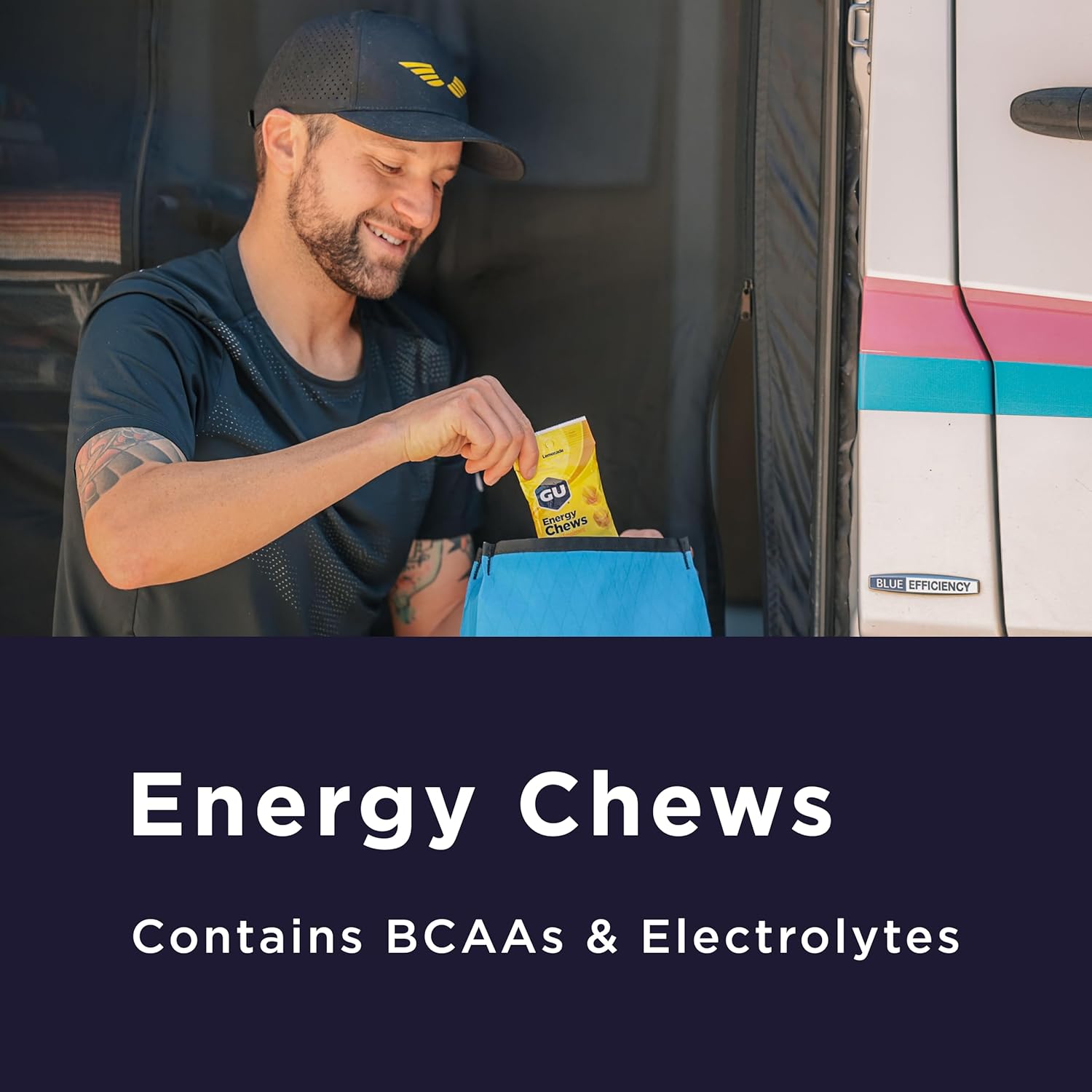 GU Energy Chews, Mixed Pack Energy Gummies with Electrolytes, Vegan, Gluten-Free, Kosher, Caffeine-Free, and Dairy-Free On-The-Go Energy for Any Workout, Caffeine - Free, 12 Bags (24 Servings Total)