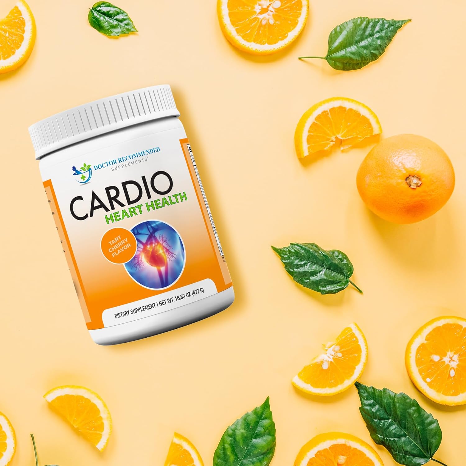 DOCTOR RECOMMENDED SUPPLEMENTS Cardio Heart Health Powder – L-Arginine Supplement 5000mg & L-Citrulline 1000mg, (Pack of 3-16.82 oz / 50.46 oz)