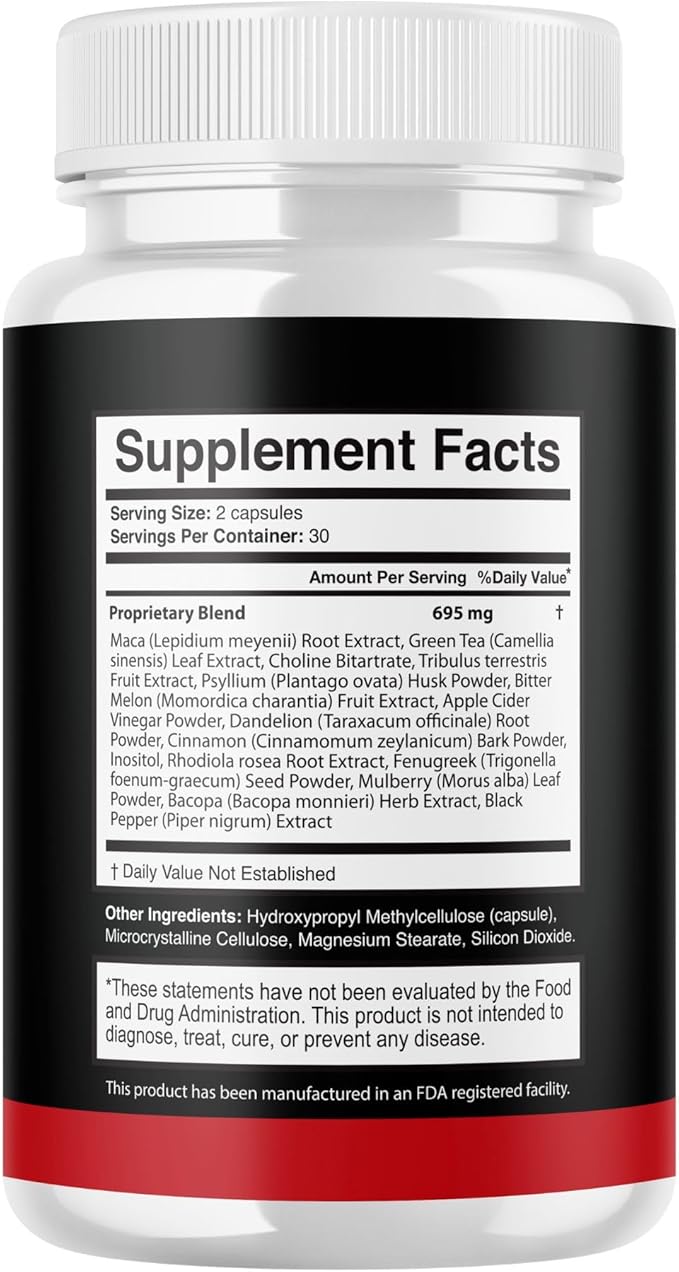 (3 Pack) Manboa Capsules Advanced Formula - Official Manboa Daily Premium Supplement Support Maximum Strength, All Natural for Overall Healths - 180 Capsules for 3 Months