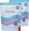 FIRST DAY Teens’ Nighttime Reset Calming Magnesium Gummies – Sleep Aid Supports Peaceful Rest, Balanced Mood & Energy – Supplement with Magnesium Citrate, Affron & No Melatonin – 60-Day Supply