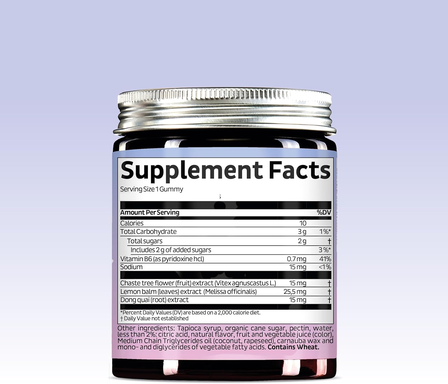 PMS Support Supplement for Women. Menstrual Relief Gummies to Target Hormonal Breakouts, Bloating, Period Cramps, & Mood Swings. Vegan, with Vitamin B6 & Lemon Balm, 90 Gummies