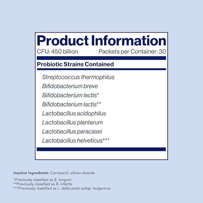 VSL#3® Probiotic Powder for Digestive Health, IBS & UC Symptoms - 450B CFUs, High-Potency, Multi-Strain, Live, Refrigerated Probiotic, Medical Food for Gut Health Support in Men & Women, 60 Pack
