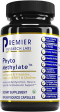 Premier Research Labs Phyto Methylate - B Vitamin Supplement - Supports Methylation, Detox, Brain & Heart Health - 5-MTHF & P5P - 60 Plant-Source Capsules