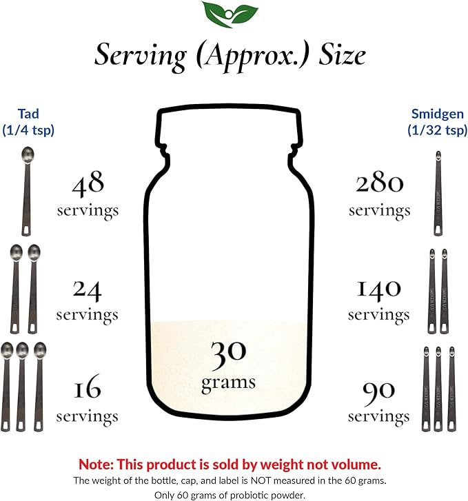 Foods For Gut Bifido Formula 320 Billion cfu's | Made in USA | Direct from Manufacturer | No Third-Party Storage | Digestive & Immune Support | May Help Leaky Gut Repair | 30 Grams (1.05 OZ)