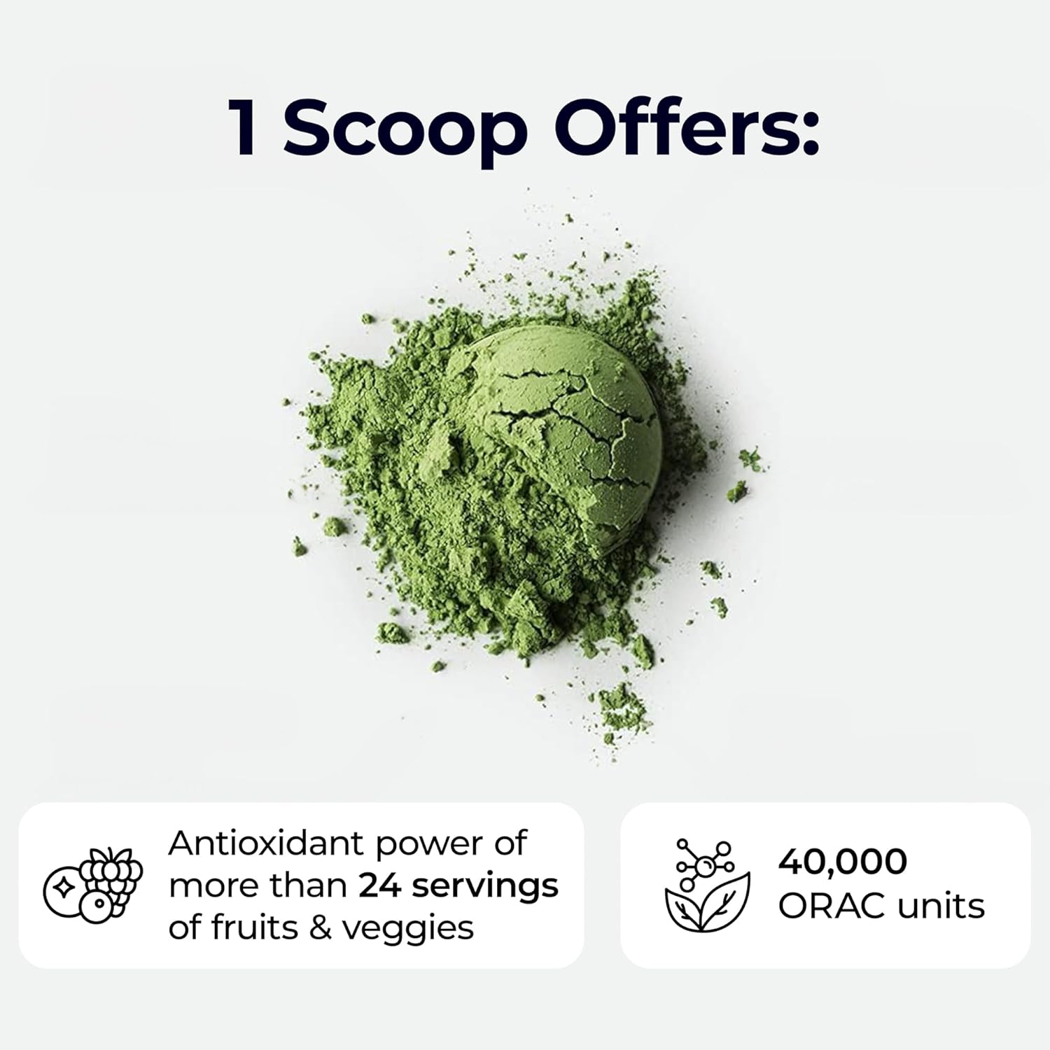 Paradise Herbs, ORAC Energy Greens Powder, Antioxidant Power of 24 Servings of Fruits & Vegetables in 1 Scoop, 15 Servings