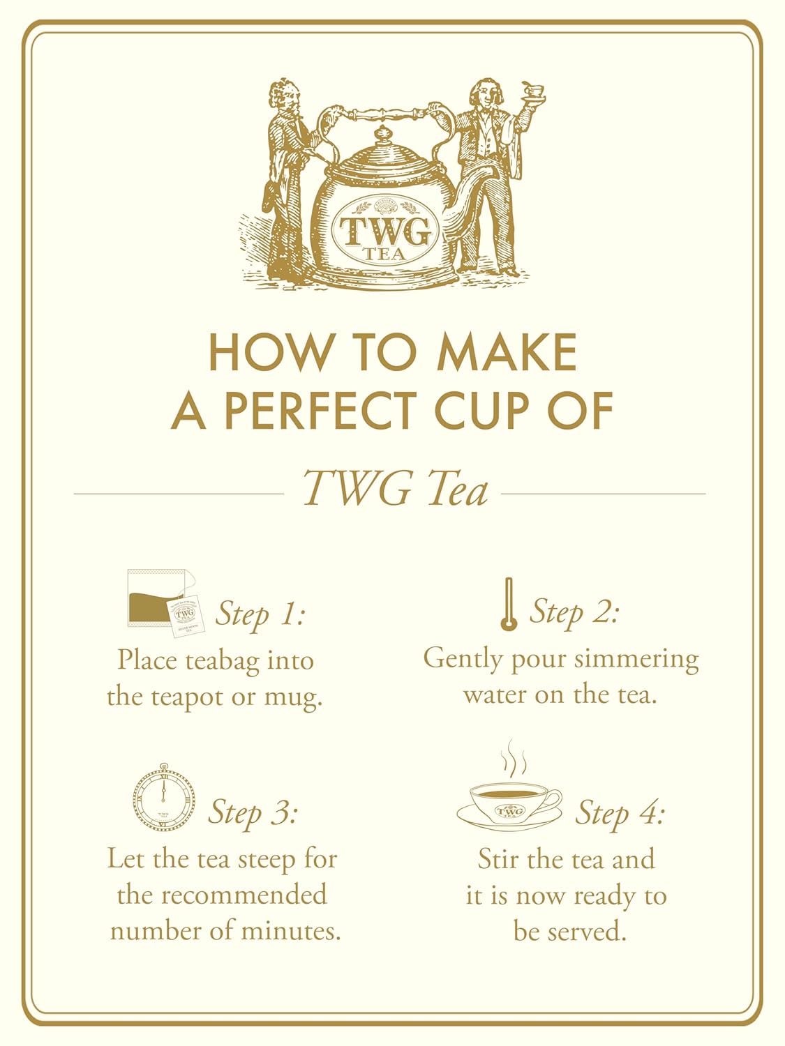 TWG Tea | Chamomile | Herbal Tea | Decaffeinated & Theine-Free | 15 Hand Sewn Cotton Teabags | Gift Set