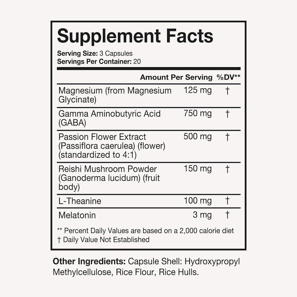 Terra Heath Essentials Fast Asleep - Sleep Support, Helps with Sleeplessness & Restlessness - All Natural, 30 Day Supply