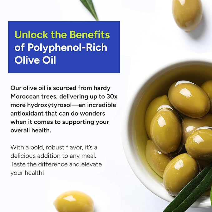 Gundry MD® Organic Extra Virgin First Cold Press Moroccan Polyphenol Rich Olive Oil (Olive Oil) (3)