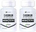 Chromium Picolinate 1000mcg | Pack of 2 | 400 Tablets Each | Gluten-Free | Non-GMO | Made in USA