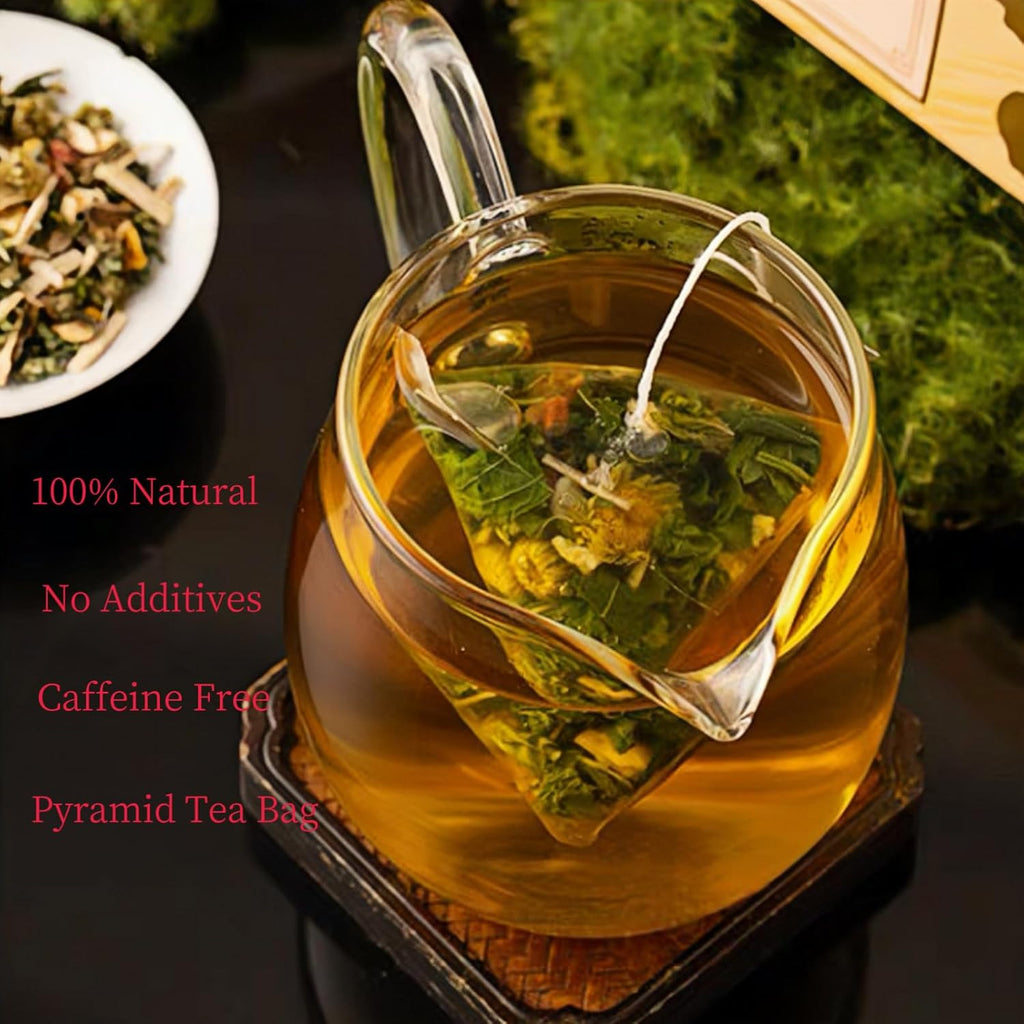 Eastrue Spearmint Tea Blend Mulberry & Chrysanthemum,50 Teabags,Supports Everyday Wellness, Healthy & Refreshing,Non-GMO,Organic,Caffeine-Free