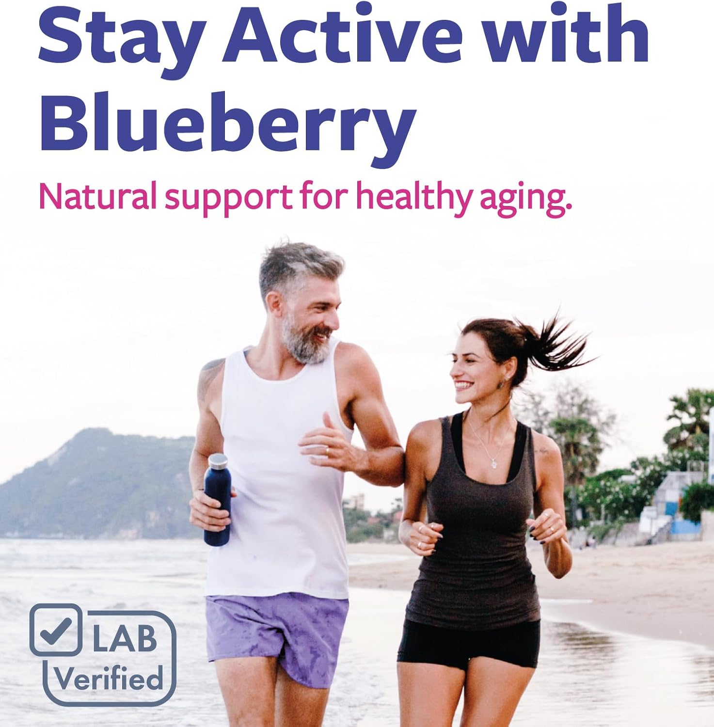 Certified Organic Blueberry Extract Capsules - High Potency 10:1 Blueberry Supplement with 5000mg Herbal Equivalent for Wellness Brain & Immune Support - Vegan Non-GMO & Lab Verified (2 Month Supply)