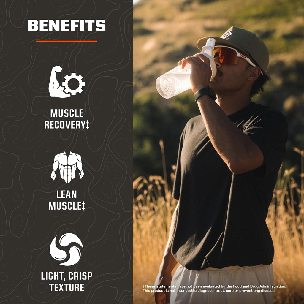 MTN OPS Magnum Clear Protein Powder – 23g 100% Whey Protein Isolate per Serving, Low Carb (<1g), Quick-Digesting, Gluten-Free, Low Lactose, Refreshing Strawberry Watermelon, 20 Servings