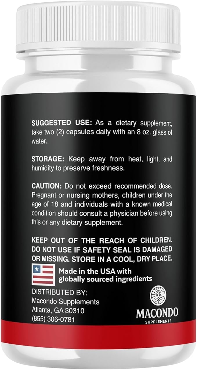 (3 Pack) Manboa Capsules Advanced Formula - Official Manboa Daily Premium Supplement Support Maximum Strength, All Natural for Overall Healths - 180 Capsules for 3 Months