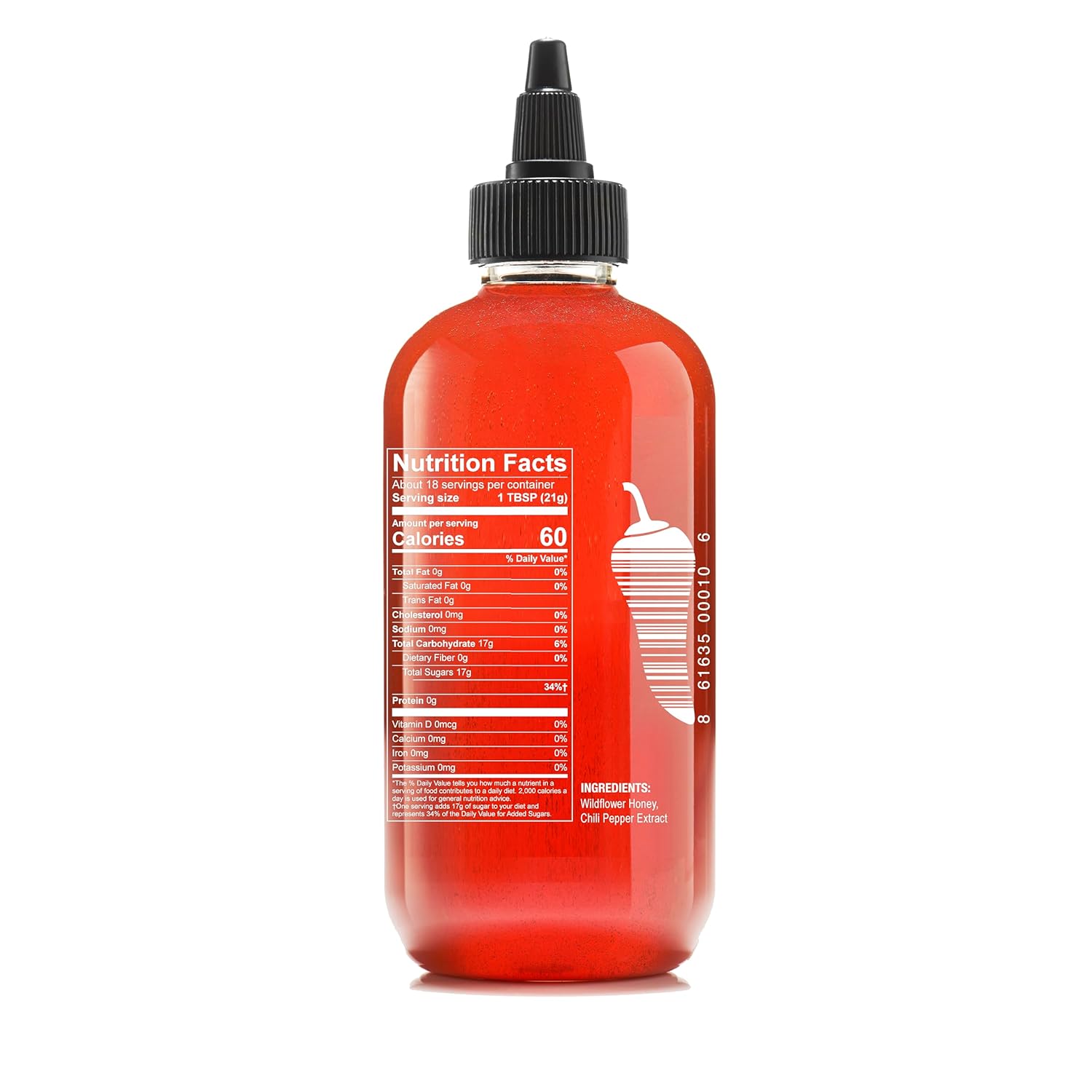 Bees Knees Spicy Hot Honey – Raw Habanero Infused Honey, Sweet & Spicy Drizzle for Pizza, Fried Chicken & Biscuits | Unfiltered, Gluten-Free, Made in USA, 12.5 oz