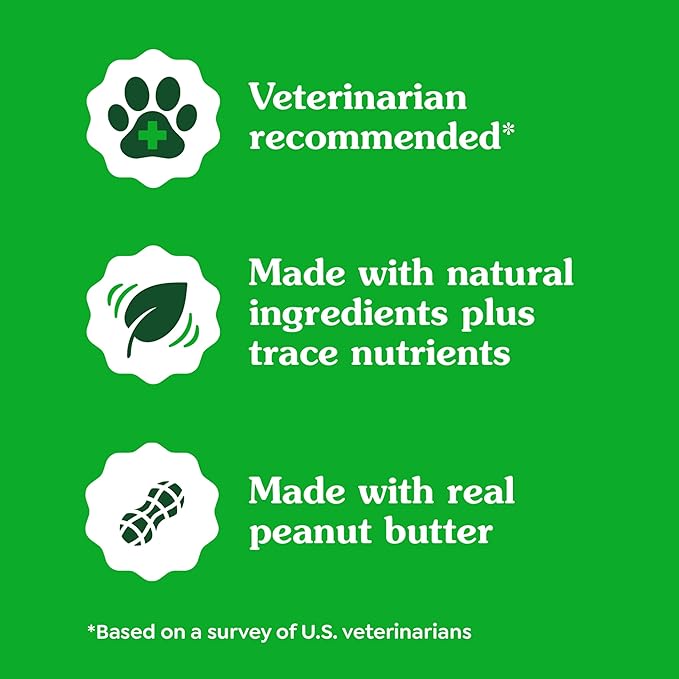 Greenies Pill Pockets for Dogs Large Size, Dog Treat Pouch for Capsule Medication, Peanut Butter Flavor, 7.9 oz. Pouch
