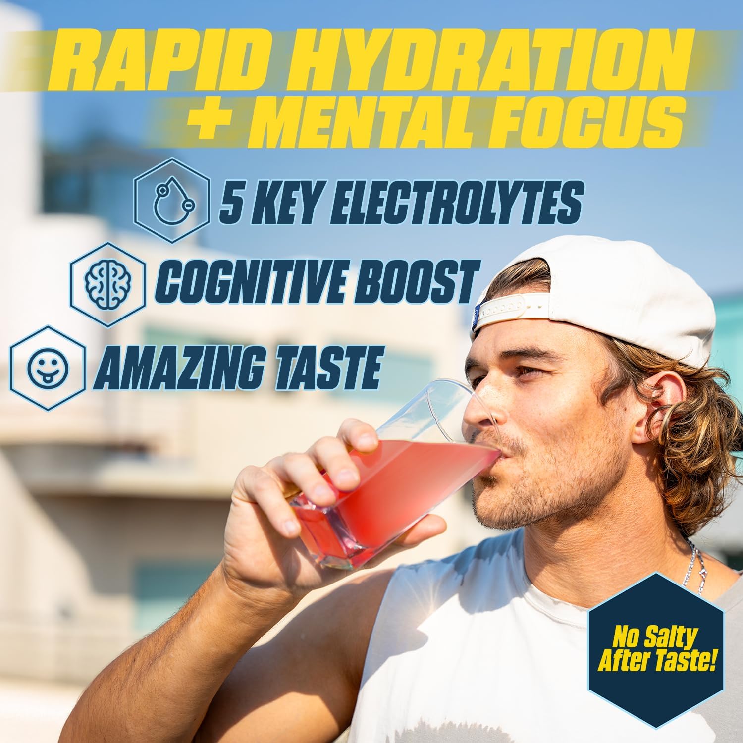 G Fuel Electrolytes Powder for Instant Hydration and Focus | Sugar Free, Strawberry Flavor, Electrolyte and Nootropic Drink Mix to Sharpen Mental Focus, 20 Servings