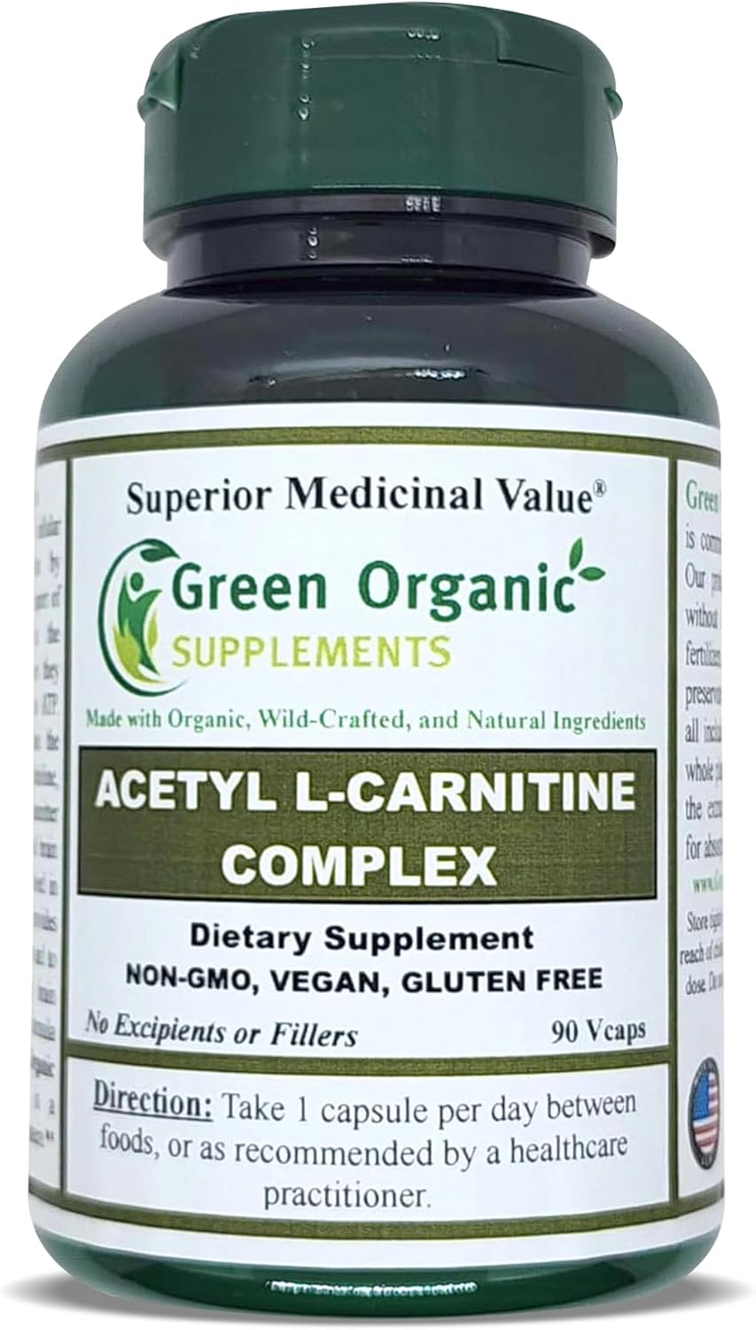 Acetyl L-Carnitine, Carnitine, ALC, 90 VCaps, High Absorbable, Non-GMO, Gluten-Free (Single)