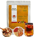 Eastrue Organic Ginger Herbal Tea for Women-Jujube Red Dates,Goji Berry,Longan Blend,Lactation Tea for Breastfeeding,Support Hormone Balance,Postpartum Recovery,Menopause,(200g/20Bags)