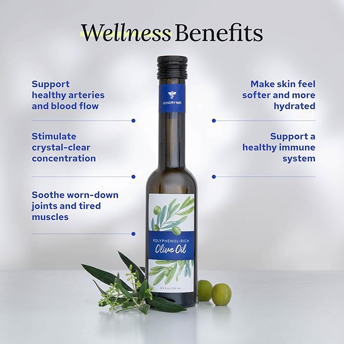Gundry MD® Organic Extra Virgin First Cold Press Moroccan Polyphenol Rich Olive Oil (Olive Oil) (3)
