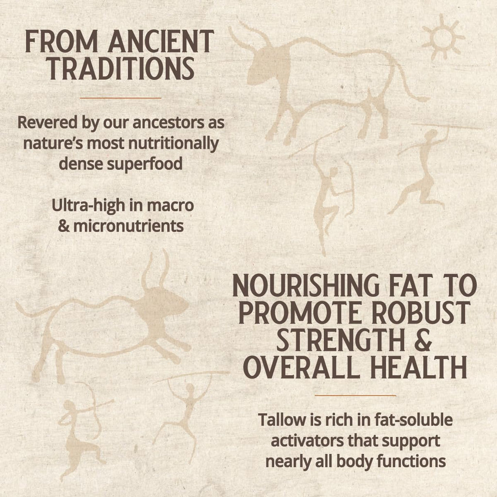 Grass Fed Beef Tallow Capsules (30 Day Supply)