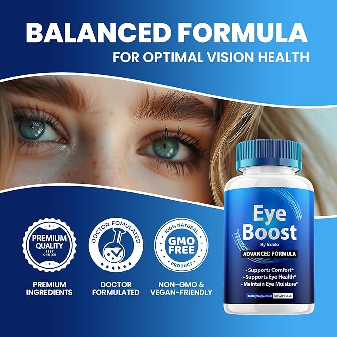(2 Pack) Eye Boost – Advanced Supplement Formula for Daily Eye Health Support (120 Capsules)