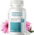 iMATCHME Lymphatic Drainage Supplements, Lymphatic System Support, Detox & Cleanse, Fluid Balance, Immune Support, Natural Herbal Blends with Echinacea, Liposomal Glutathione & More, 120 Capsules