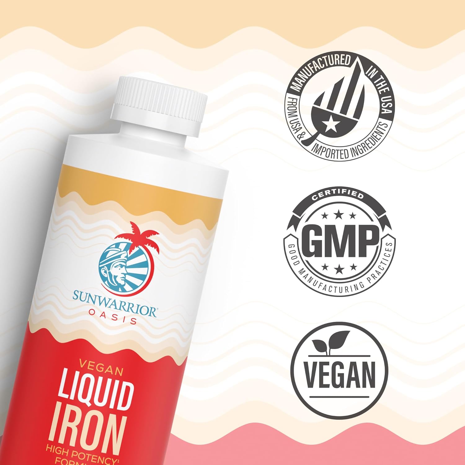 Liquid Iron Supplement for Women Vegan Iron Fast Absorbing Immune Support & Women’s Health Ferrous Bisglycinate Chelate Healthy Blood & Red Cells Stomach-Friendly High Potency 15.2 fl oz Mixed Berry