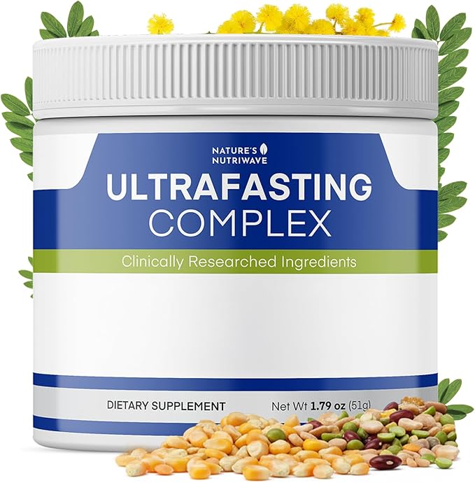 UltraFasting Complex Powder – Natural Supplement with Niacin, Vitamin B12 & Chromium – Made in The USA,Non-GMO, Easy-to-Use, 1 Month Supply, 1.79oz, 51g