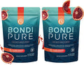 Bondi Pure - Daily Health & Detox Drink - Promote Gut Health & Energy Support During a Cleanse or Intermittent Fasting - Plant-Based Fibers, Alkalizing Super Greens - Blood Orange (2-Pack)