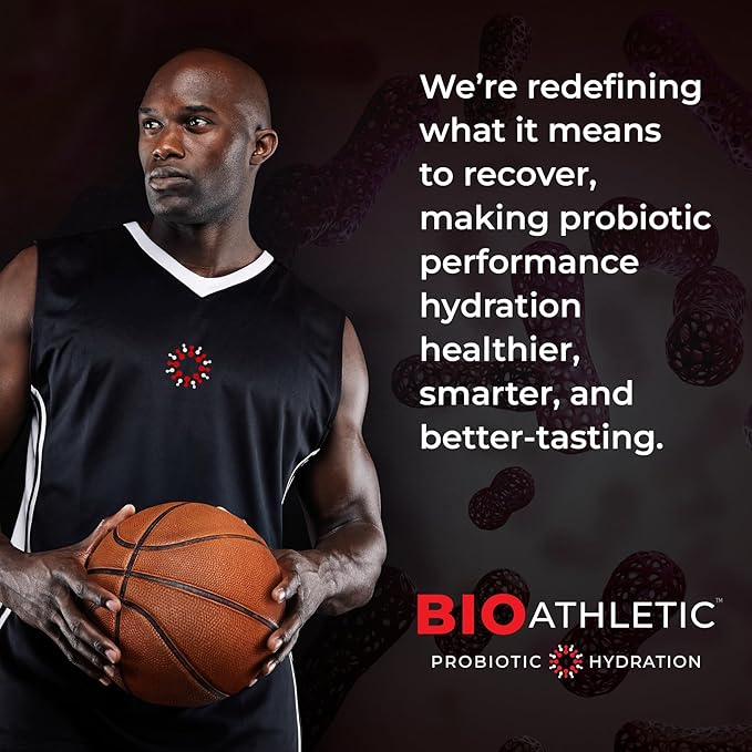 Probiotic + Electrolyte Hydration Drink Mix, with Vitamins D & B12, USDA Organic, NSF Certified for Sport, Subtle Pineapple Lychee Flavor, Naturally Light Taste, 10 Sticks