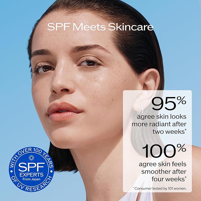 Shiseido Ultimate Sun Protector Clear Stick SPF 60+ - Invisible, Portable Sunscreen for Face & Body - Visibly Improves Fine Lines, Smoothness & Skin Tone - Non-Comedogenic, All Skin Types - 20 g