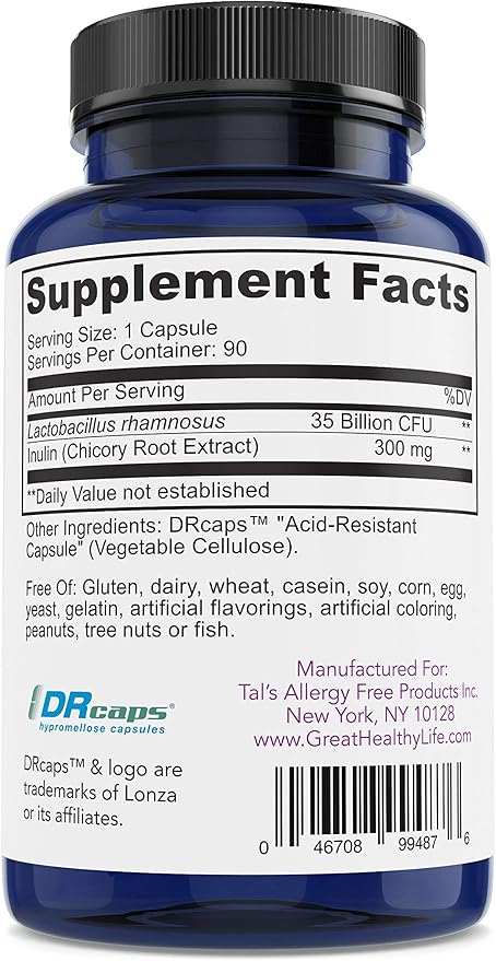 TAL'S Alive Probiotics & Prebiotics Supplement | 90ct - 35 Billion CFU | DR Caps for Effective Absorption| Promotes Healthy Immune Digestive Health | Improve Your Gastrointestinal (GI) System