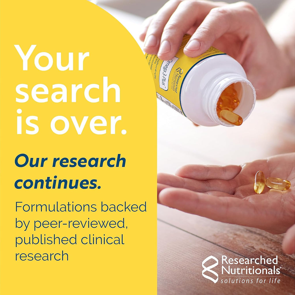 Researched Nutritionals Curcumin Pure - Clinically Researched Curcumin Extract, 46x More Absorbable Than Traditional Turmeric Extract (60 Vegan Turmeric Capsules)