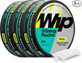 Wip Energy Pouches | 100mg Natural Caffeine | Vitamins and Minerals | Mint | 15 Pouches Per Can | 3 Cans