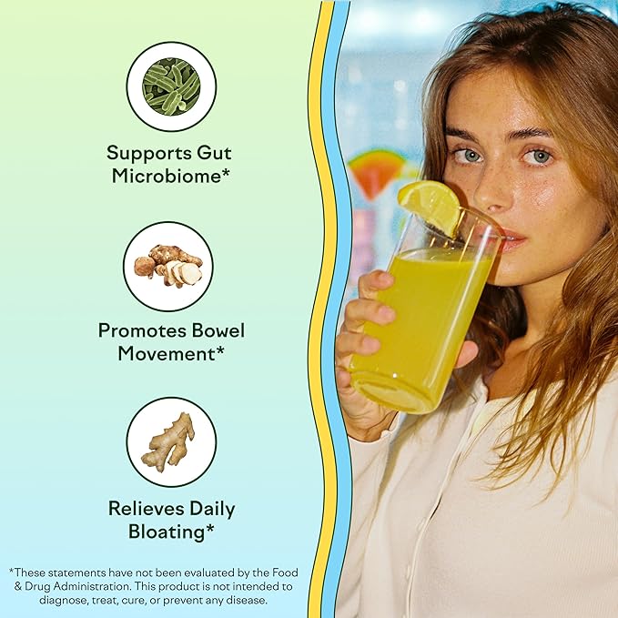 Feel Goods Gut Guardian Prebiotic Powder Bundle, Sugar-Free, Organic Fiber & Herbs for Bloat, Gut & Digestive Health Support for Men & Women, Non-GMO – Strawberry Kiwi & Tropical Mango, 60 Servings