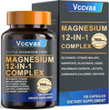 Magnesium Complex 700mg – 12-in-1 Magnesium Supplement with Glycinate, Citrate, Malate, Oxide, Taurate & More – High Absorption for Muscle, Heart, Sleep, Bone, Nerve Support –120 Capsules
