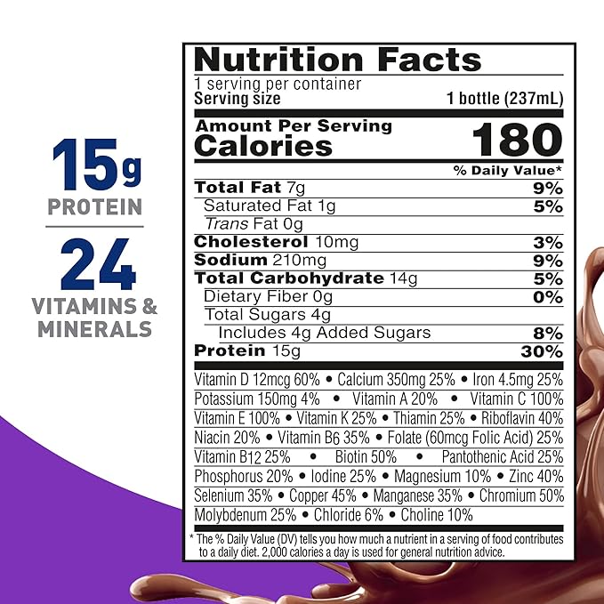BOOST Women Balanced Nutritional Drink, Rich Chocolate, 8 fl oz (Pack of 24)