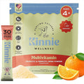 Kids Multivitamin with Pre/Probiotic & Organic Superfoods for Kids - 22+ Vitamins & Minerals - Sugar-Free Orange Flavor - Immune, Gut & Oral Health Support - Ages 4+ (30 Sticks)