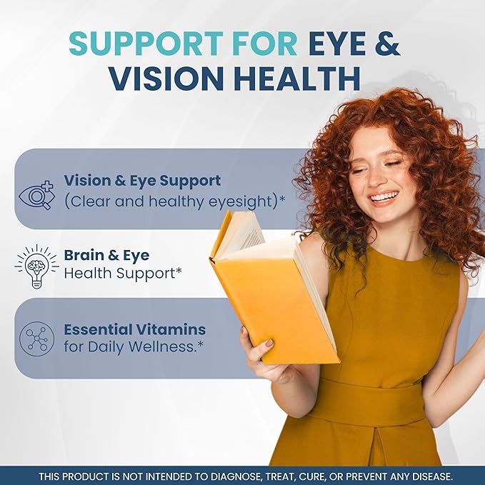 (2 Pack) Iron Vision Eye Supplement Capsules - Official IronVision Advanced Premium Support Pills - Maximum Strength, Natural Vitamins for Overall Health & Wellness Reviews - 120 Capsules for 2 Months