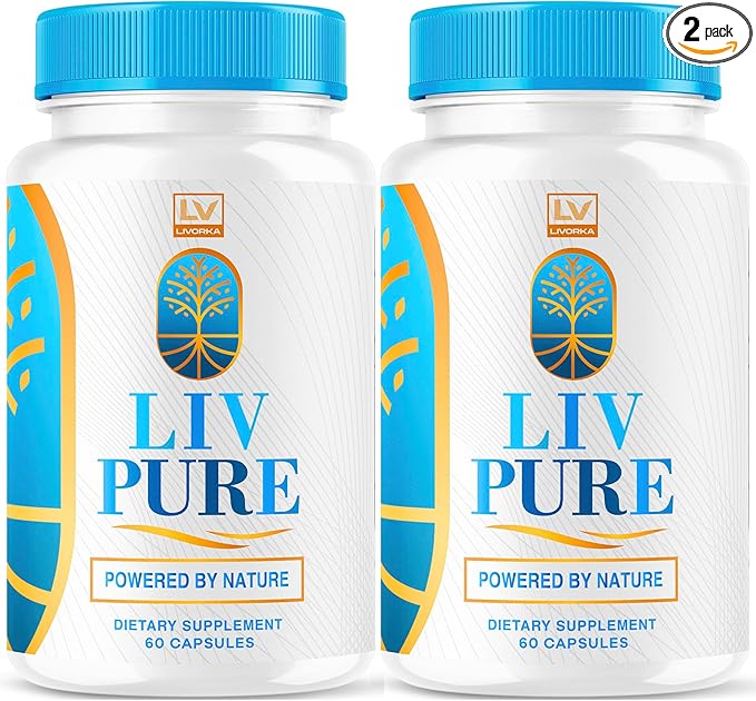 (2 Pack) Liv Pure, Liv Pure Reviews, Liv Pure Pills, Liv Pure Pills Reviews, Livpure Pills, Livpure, Liv Pure Capsules Liver Pills, Liv Pure 120 Capsules for 60 Days.